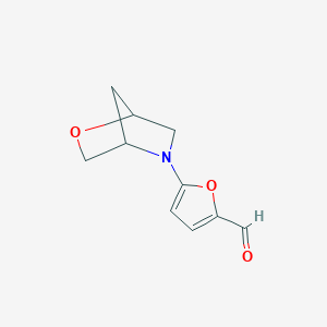 5-{2-Oxa-5-azabicyclo[2.2.1]heptan-5-yl}furan-2-carbaldehyde