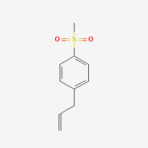 molecular formula C10H12O2S B13149921 1-Methanesulfonyl-4-(prop-2-en-1-yl)benzene 