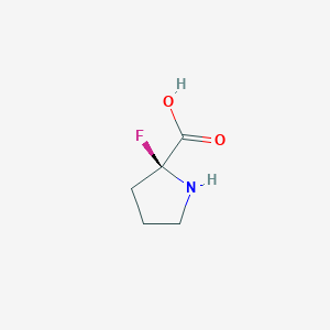 (S)-2-Fluoropyrrolidine-2-carboxylic acid