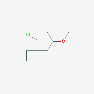 1-(Chloromethyl)-1-(2-methoxypropyl)cyclobutane