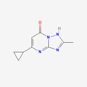 5-Cyclopropyl-2-methyl-4H,7H-[1,2,4]triazolo[1,5-a]pyrimidin-7-one