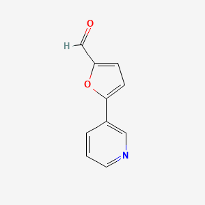 molecular formula C10H7NO2 B1315002 5-(Pyridin-3-yl)furan-2-carbaldehyde CAS No. 38588-49-7