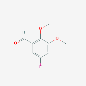 molecular formula C9H9FO3 B13150087 5-Fluoro-2,3-dimethoxybenzaldehyde 