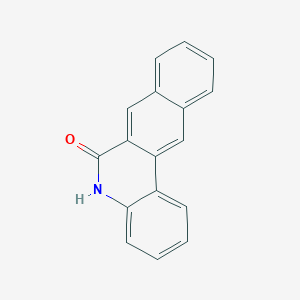 molecular formula C17H11NO B13150113 Benzo[j]phenanthridin-6(5h)-one CAS No. 2413-02-7