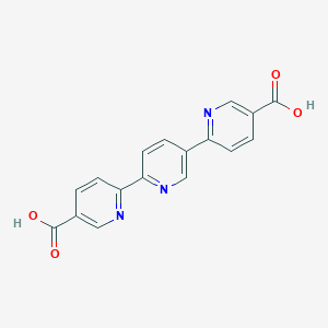 6-[6-(5-carboxypyridin-2-yl)pyridin-3-yl]pyridine-3-carboxylic acid