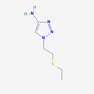 1-[2-(Ethylsulfanyl)ethyl]-1H-1,2,3-triazol-4-amine