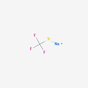 molecular formula CF3NaS B13150225 Sodium trifluoromethanethiolate 