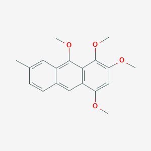 1,2,4,9-Tetramethoxy-7-methylanthracene