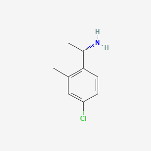 (S)-1-(4-Chloro-2-methylphenyl)ethanamine