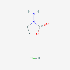 molecular formula C3H7ClN2O2 B1315026 3-Aminooxazolidin-2-one hydrochloride CAS No. 5567-67-9