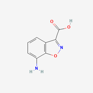 7-Aminobenzo[d]isoxazole-3-carboxylic acid