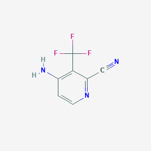 4-Amino-3-(trifluoromethyl)picolinonitrile