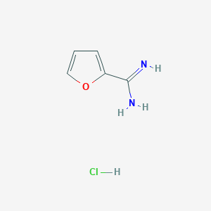 molecular formula C5H7ClN2O B1315031 呋喃-2-甲酰亚胺酰胺盐酸盐 CAS No. 54610-69-4