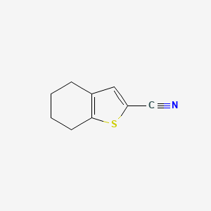 molecular formula C9H9NS B1315035 4,5,6,7-Tetrahydro-1-benzothiophene-2-carbonitrile CAS No. 113529-95-6