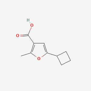 5-Cyclobutyl-2-methylfuran-3-carboxylic acid