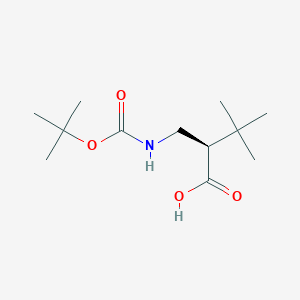 (R)-2-(((tert-Butoxycarbonyl)amino)methyl)-3,3-dimethylbutanoicacid