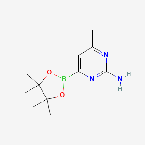 4-Methyl-6-(4,4,5,5-tetramethyl-1,3,2-dioxaborolan-2-yl)pyrimidin-2-amine