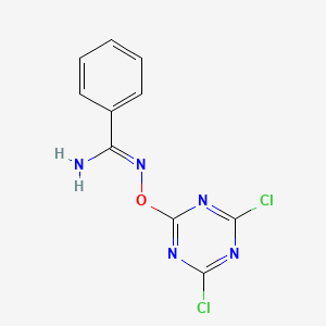 N-((4,6-Dichloro-1,3,5-triazin-2-yl)oxy)benzimidamide