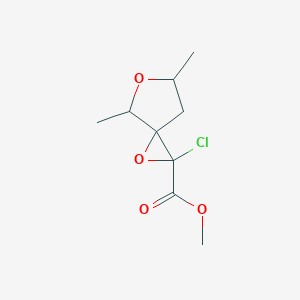 Methyl 2-chloro-4,6-dimethyl-1,5-dioxaspiro[2.4]heptane-2-carboxylate