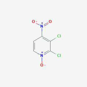 molecular formula C5H2Cl2N2O3 B13150473 2,3-Dichloro-4-nitropyridine1-oxide 