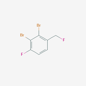 1,2-Dibromo-3-fluoro-6-(fluoromethyl)benzene