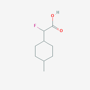 2-Fluoro-2-(4-methylcyclohexyl)acetic acid