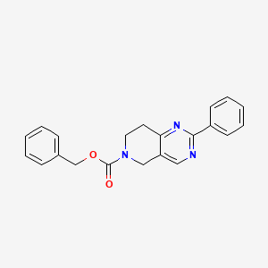 Benzyl 2-phenyl-7,8-dihydropyrido[4,3-d]pyrimidine-6(5H)-carboxylate