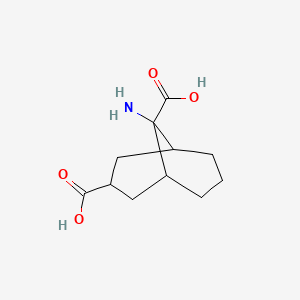 9-Aminobicyclo[3.3.1]nonane-3,9-dicarboxylic acid