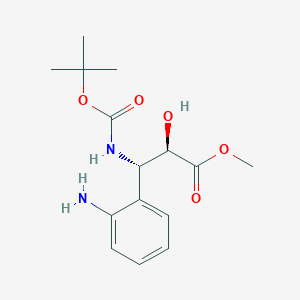 Methyl (2R,3S)-3-(2-aminophenyl)-3-[(tert-butoxycarbonyl)amino]-2-hydroxypropanoate