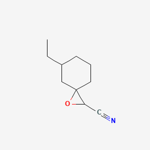 5-Ethyl-1-oxaspiro[2.5]octane-2-carbonitrile