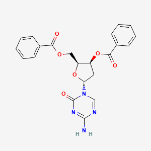 (2S,3S,5R)-5-(4-Amino-2-oxo-1,3,5-triazin-1(2H)-yl)-2-((benzoyloxy)methyl)tetrahydrofuran-3-yl benzoate