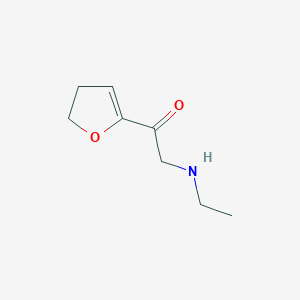 1-(4,5-Dihydrofuran-2-yl)-2-(ethylamino)ethan-1-one