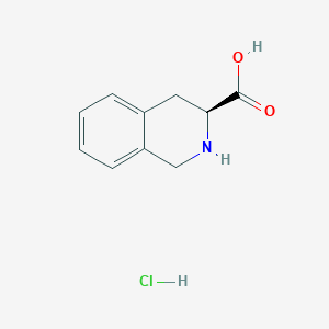 molecular formula C10H12ClNO2 B1315064 (S)-1,2,3,4-tetrahydroisoquinoline-3-carboxylic acid hydrochloride CAS No. 77497-95-1
