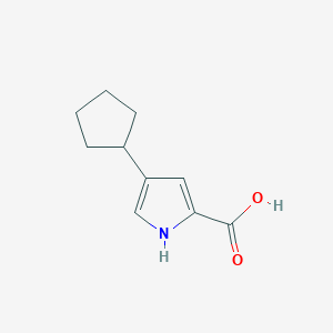 4-Cyclopentyl-1H-pyrrole-2-carboxylicacid