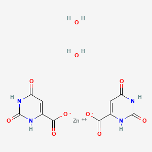 molecular formula C10H10N4O10Zn B13150764 Zinc orotate dihydrate CAS No. 270083-97-1