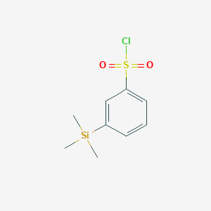 3-(Trimethylsilyl)benzene-1-sulfonyl chloride