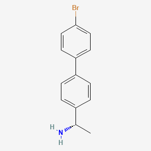 (1S)-1-[4-(4-Bromophenyl)phenyl]ethan-1-amine