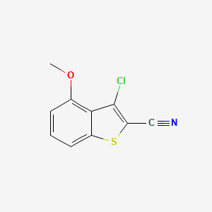 3-Chloro-4-methoxy-1-benzothiophene-2-carbonitrile