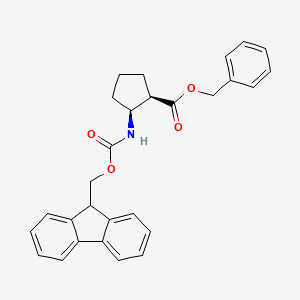 benzyl (1R,2S)-2-(9H-fluoren-9-ylmethoxycarbonylamino)cyclopentane-1-carboxylate