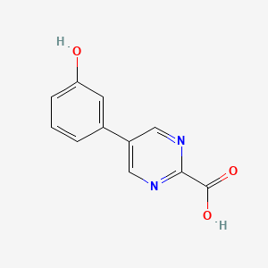 5-(3-Hydroxyphenyl)pyrimidine-2-carboxylic acid