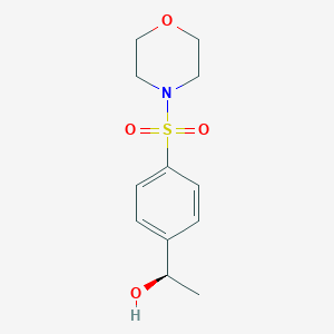 (1R)-1-[4-(Morpholine-4-sulfonyl)phenyl]ethan-1-ol