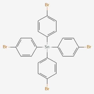 molecular formula C24H16Br4Sn B13150879 Tetrakis(4-bromophenyl)stannane 