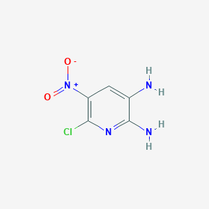 molecular formula C5H5ClN4O2 B13150890 6-Chloro-5-nitropyridine-2,3-diamine 