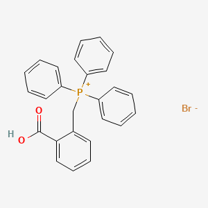 molecular formula C26H22BrO2P B13150941 [(2-Carboxyphenyl)methyl](triphenyl)phosphanium bromide CAS No. 60778-64-5