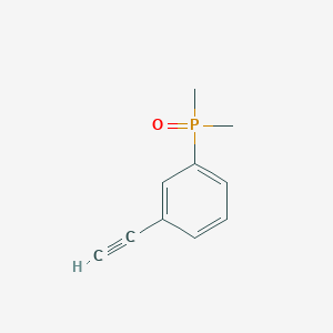 molecular formula C10H11OP B13150948 1-(Dimethylphosphoryl)-3-ethynylbenzene 