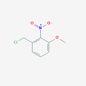 molecular formula C8H8ClNO3 B13150955 1-(Chloromethyl)-3-methoxy-2-nitrobenzene CAS No. 53055-06-4