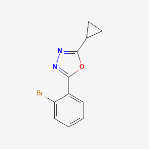 2-(2-Bromophenyl)-5-cyclopropyl-1,3,4-oxadiazole