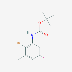 tert-Butyl (2-bromo-5-fluoro-3-methylphenyl)carbamate