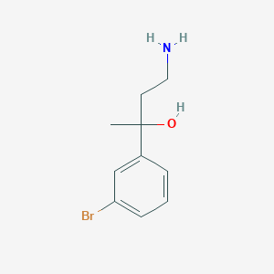 4-Amino-2-(3-bromophenyl)butan-2-ol