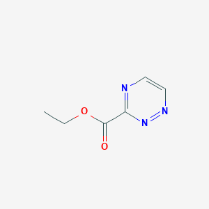 molecular formula C6H7N3O2 B1315105 Ethyl 1,2,4-triazine-3-carboxylate CAS No. 6498-02-8